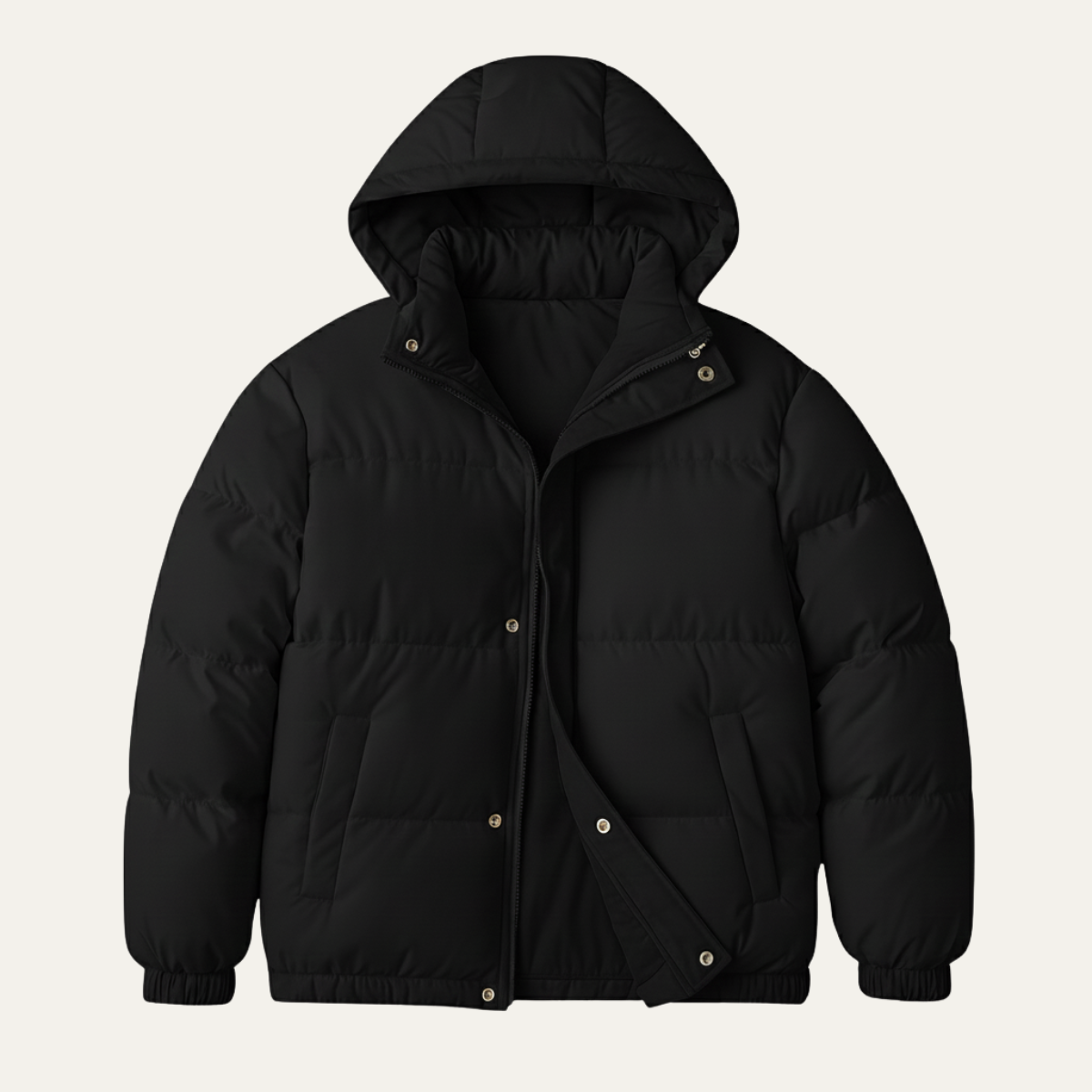 Thermal Insulated Men's Puffer Hooded Winter Coat