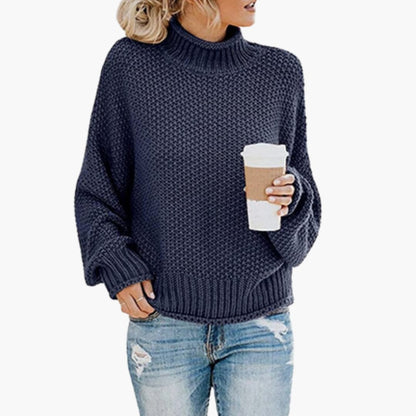 Cozy Crew Neck Women's Knit Sweater