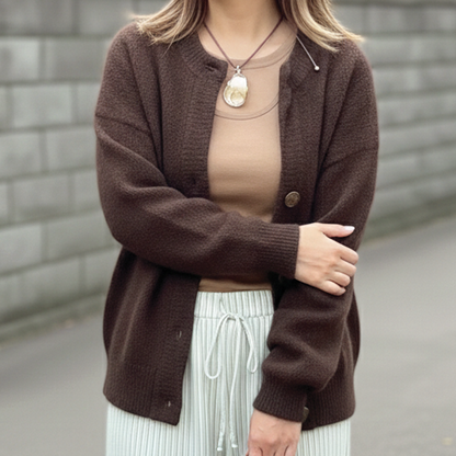 Classic Button Front Sweater