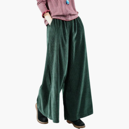 Ladies Classic Straight Leg Cord Pants