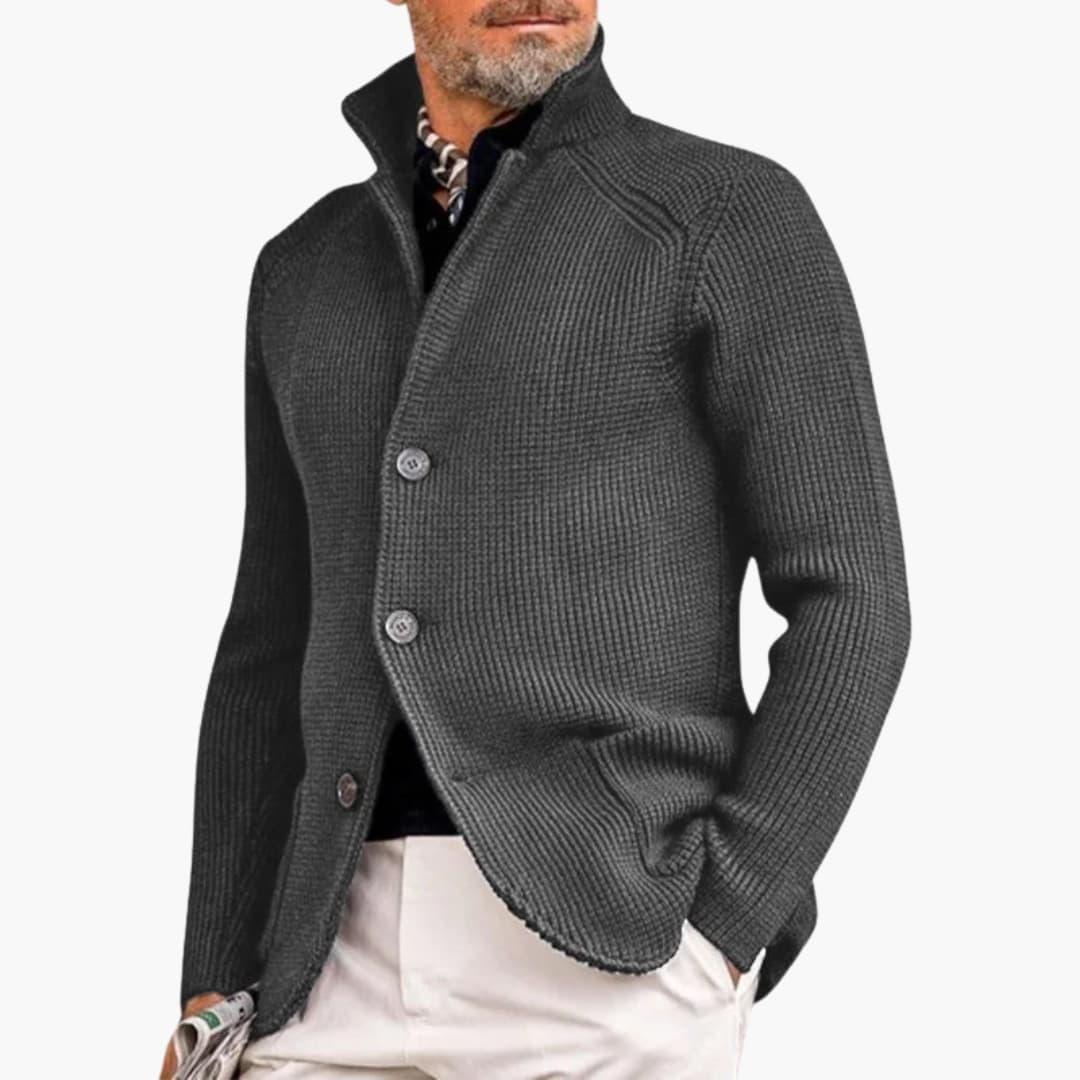 Personalized Mens Cardigan - Classic Cozy Design