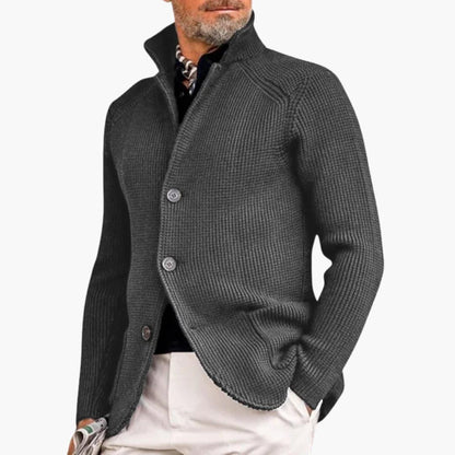 Personalized Mens Cardigan - Classic Cozy Design