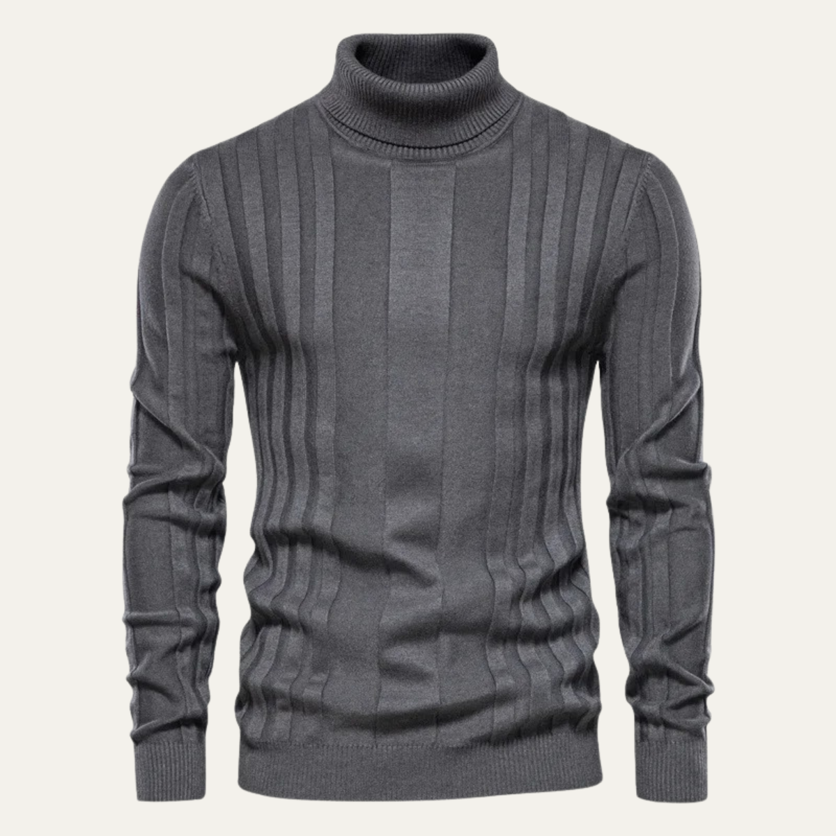 Men's Classic Fit Knitted Crew Neck Sweater