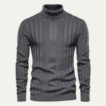 Men's Classic Fit Knitted Crew Neck Sweater
