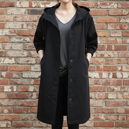 Waterproof Hooded Long Coat