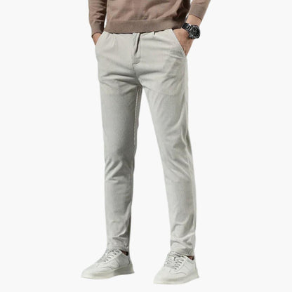 Trendy Slim Fit Men's Corduroy Pants