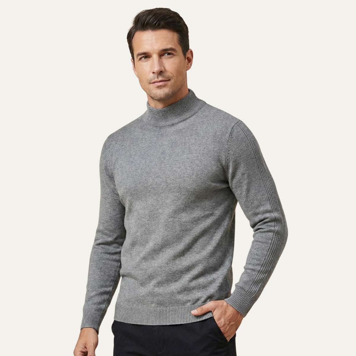 Men's Classic Fit Crew Neck Jumper Sweater