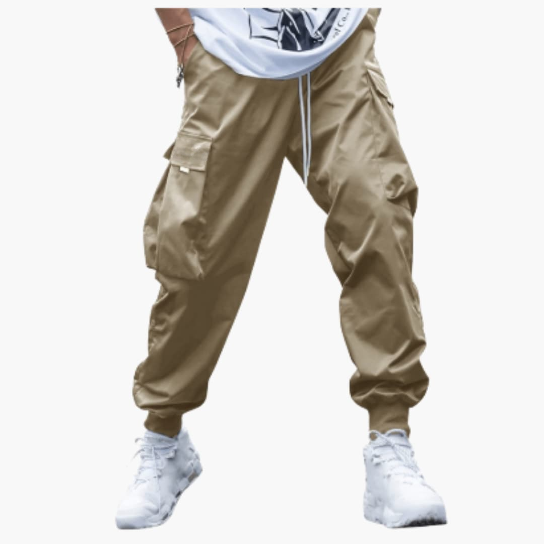 Men's Comfortable Jogger Pants with Elastic Waistband