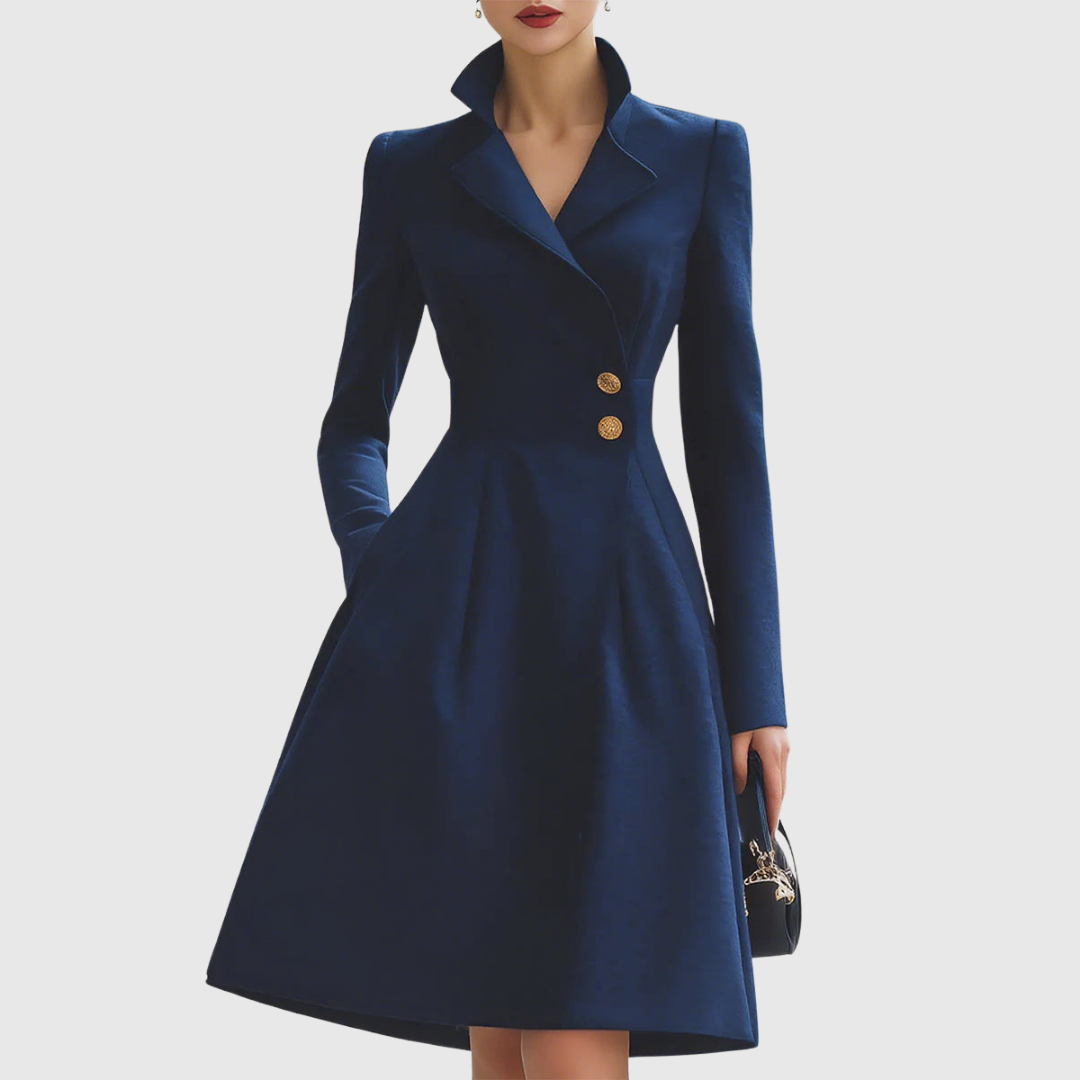 Classic Fit Women's Coat Dress - Olytrend