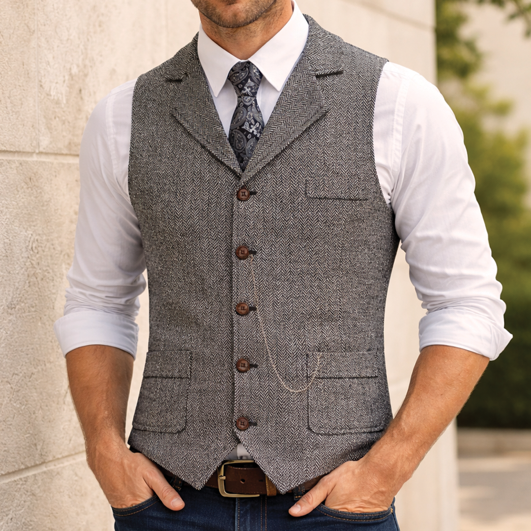 Classic Casual Cotton Waistcoat
