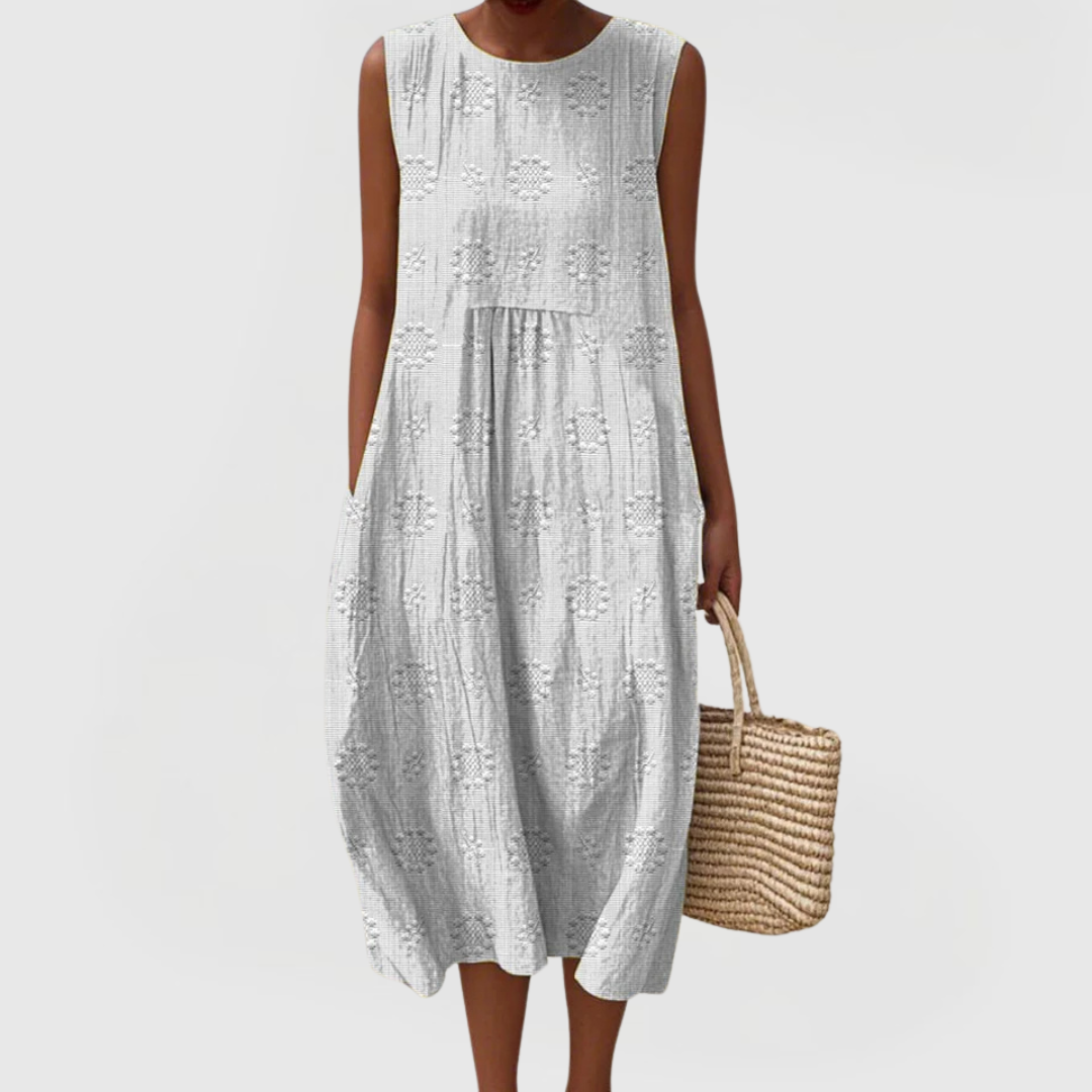 Ladies Classic Dress With Pockets