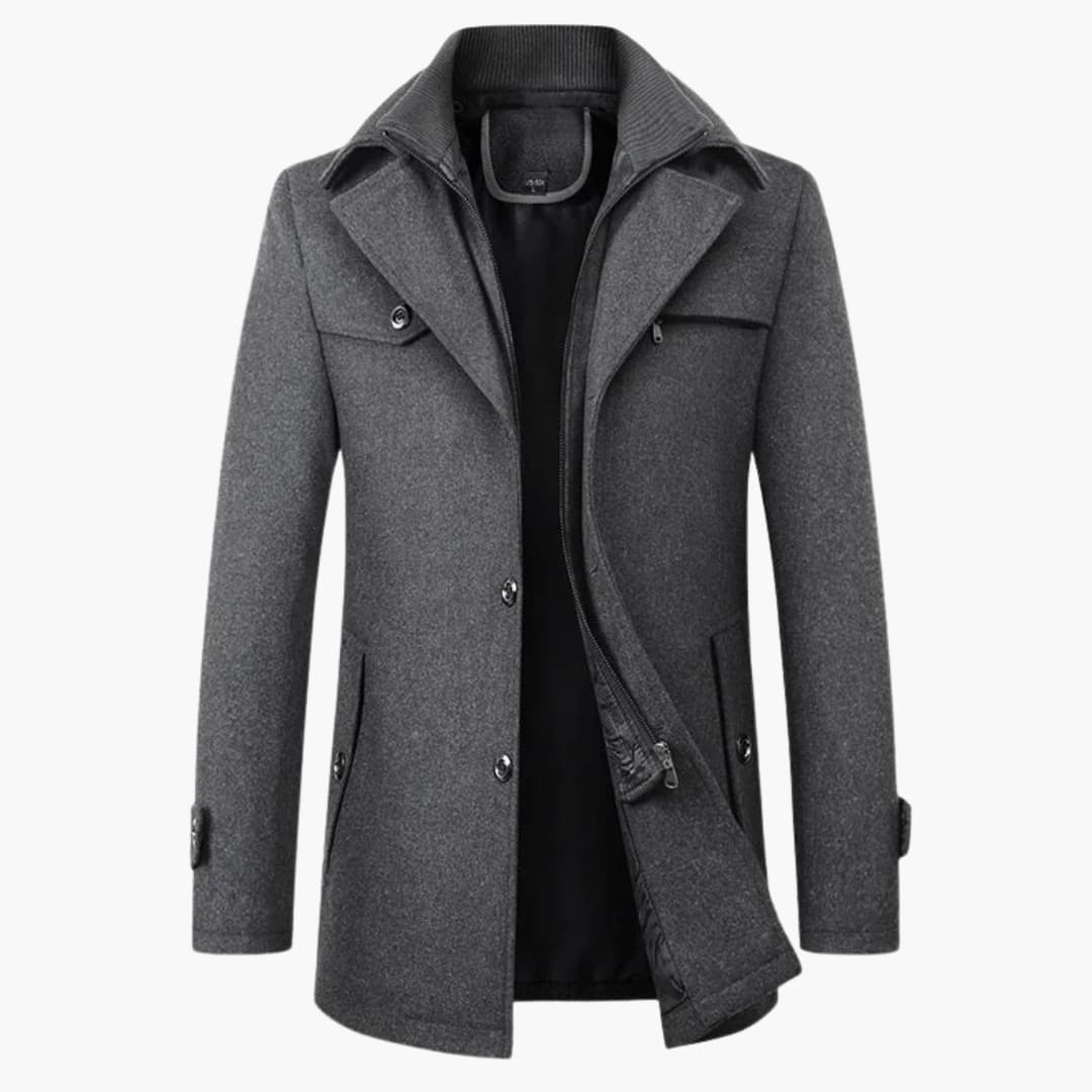 Classic Mens Blazer with Button Front