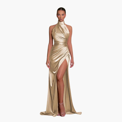 Luxurious Satin Formal Gown for Women