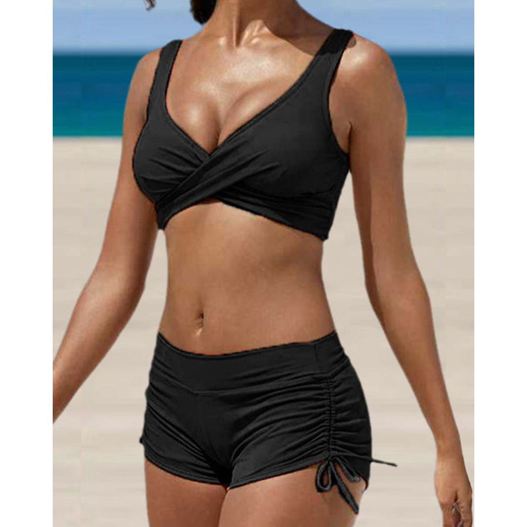 Women's 2 Piece Swimsuit Comfortable Fit Floral Bikini - Olytrend