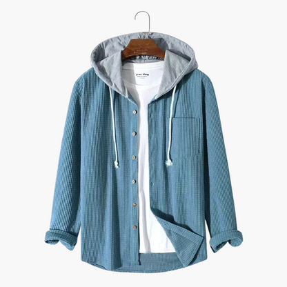 Men's Parka Coat with Button Front