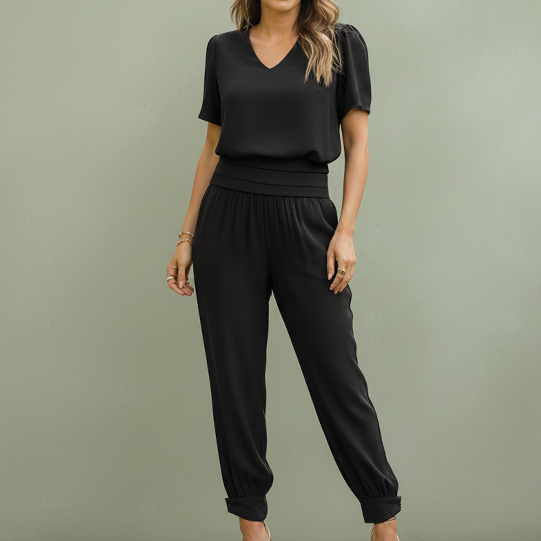 Women's Floral Top and Pant Suit