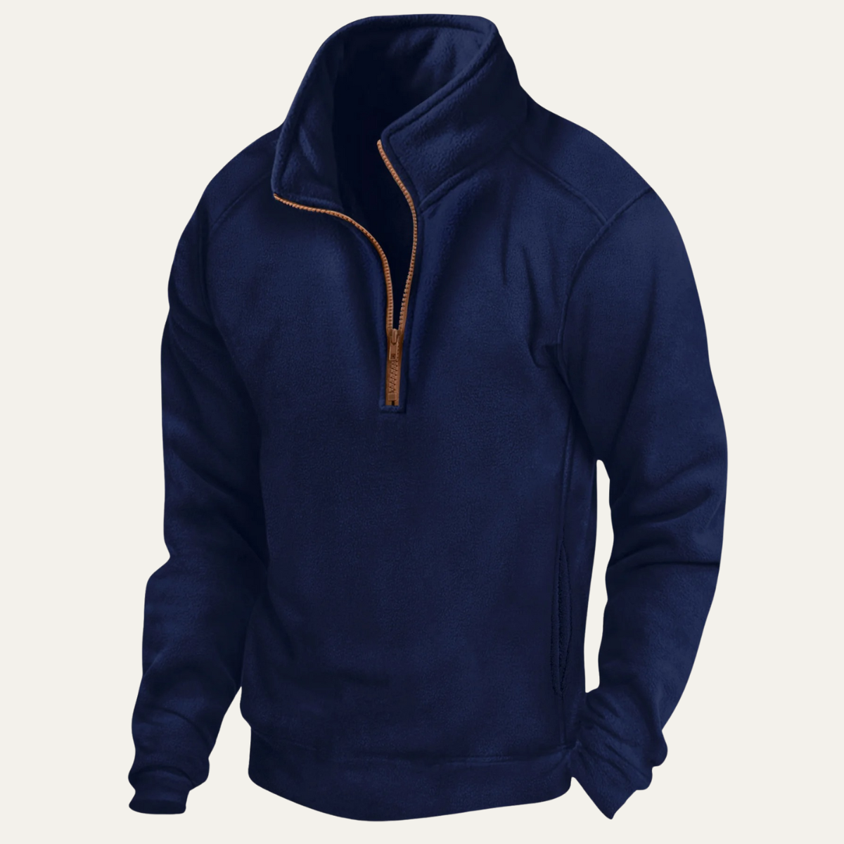 Warm Waterproof Quarter Zip Fleece Jacket