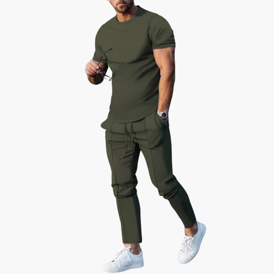 Relaxed Fit 2-Piece Suit for Men – Classic Everyday Wear