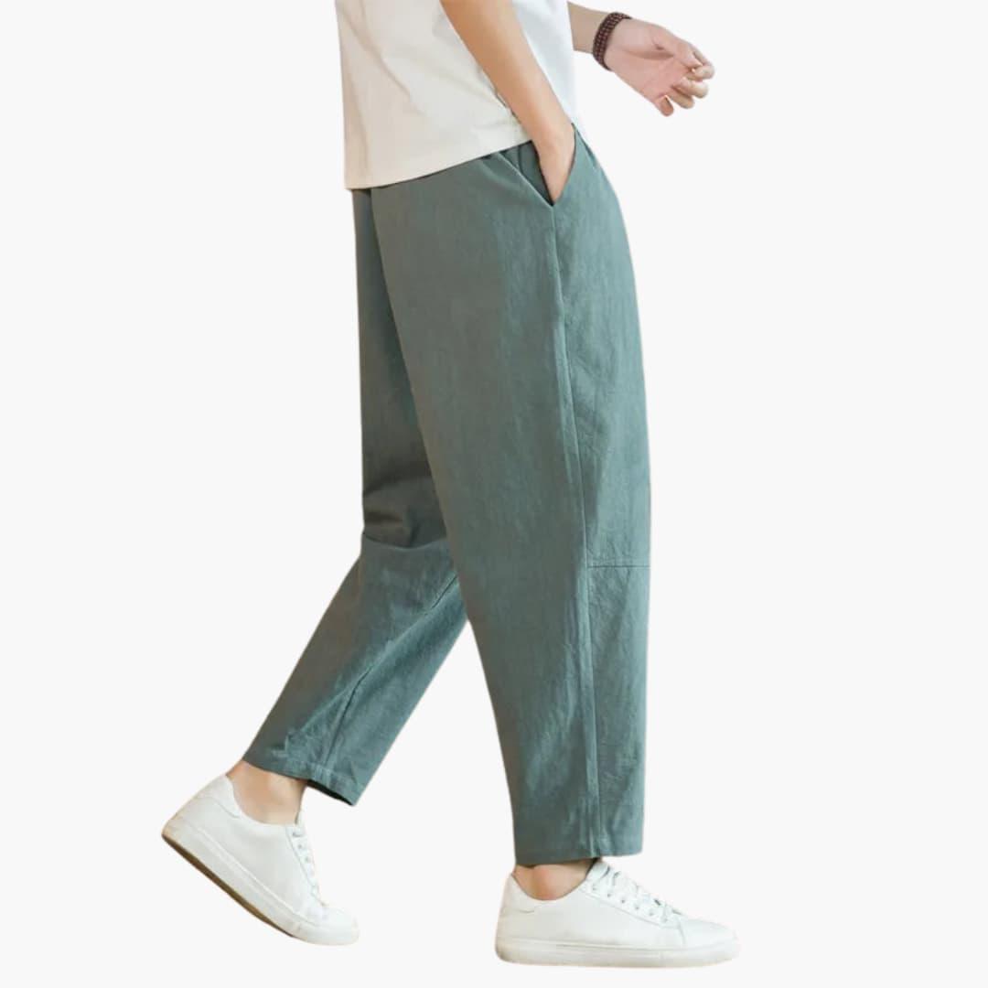 Relaxed Fit Mens Casual Pants - Olytrend