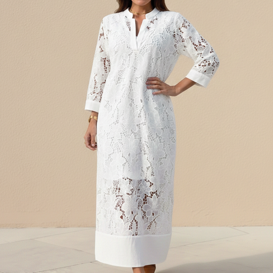 Elegant Tiered Lace Dress