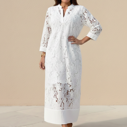 Elegant Tiered Lace Dress