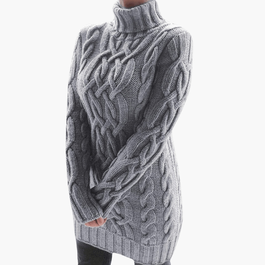 Cozy Crew Neck Knit Sweater for Women