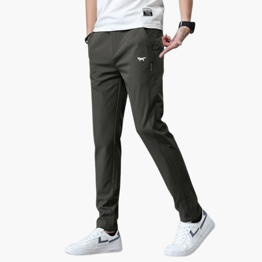 Fit Golf Trousers for Men - Athletic Slim Style Pants