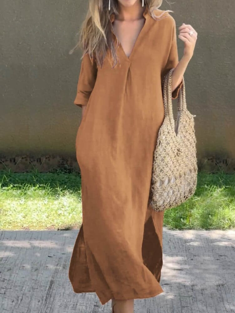 Stylish Women's Long Evening Dress - Olytrend