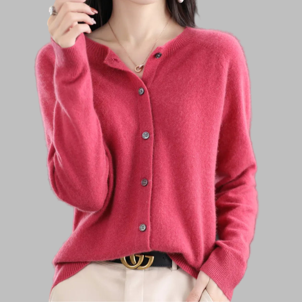 Ladies Classic Open Front Sweater - Olytrend
