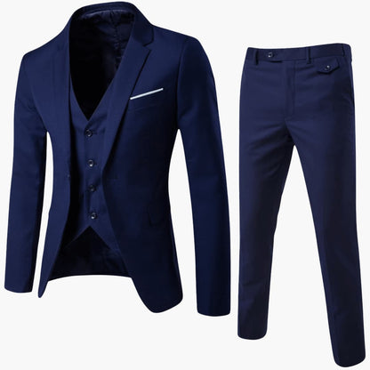 Classic Business 3 Piece Suit Set