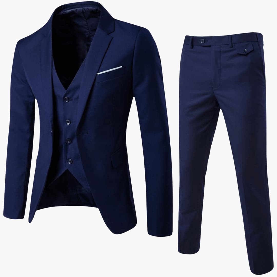 Classic Mens Three Piece Business Suit