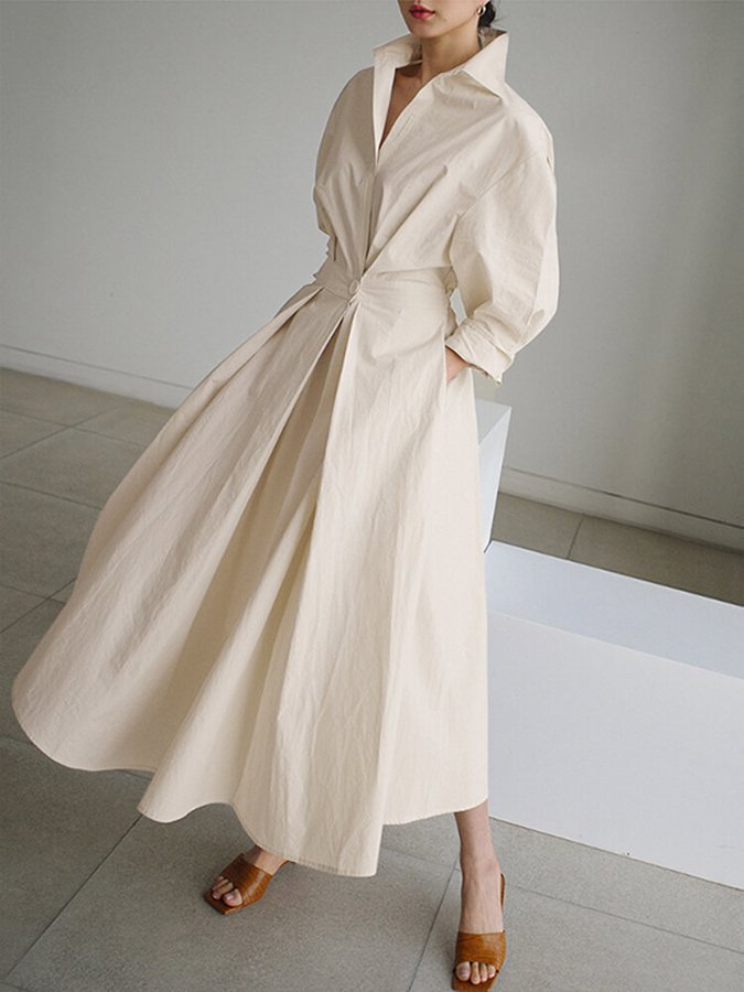 Elegant Long Sleeve Maxi Dress for Women