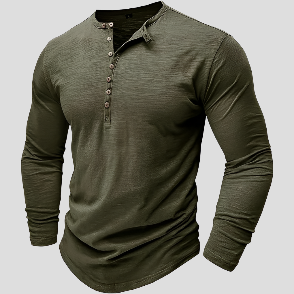Relaxed Fit Men's Cotton Shirt – Daily Wear