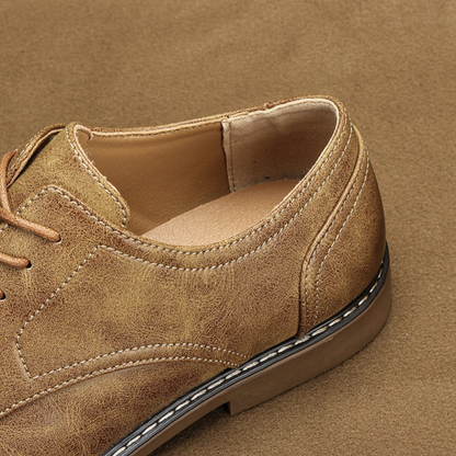 Classic Men's Leather Lace Up Dress Shoes