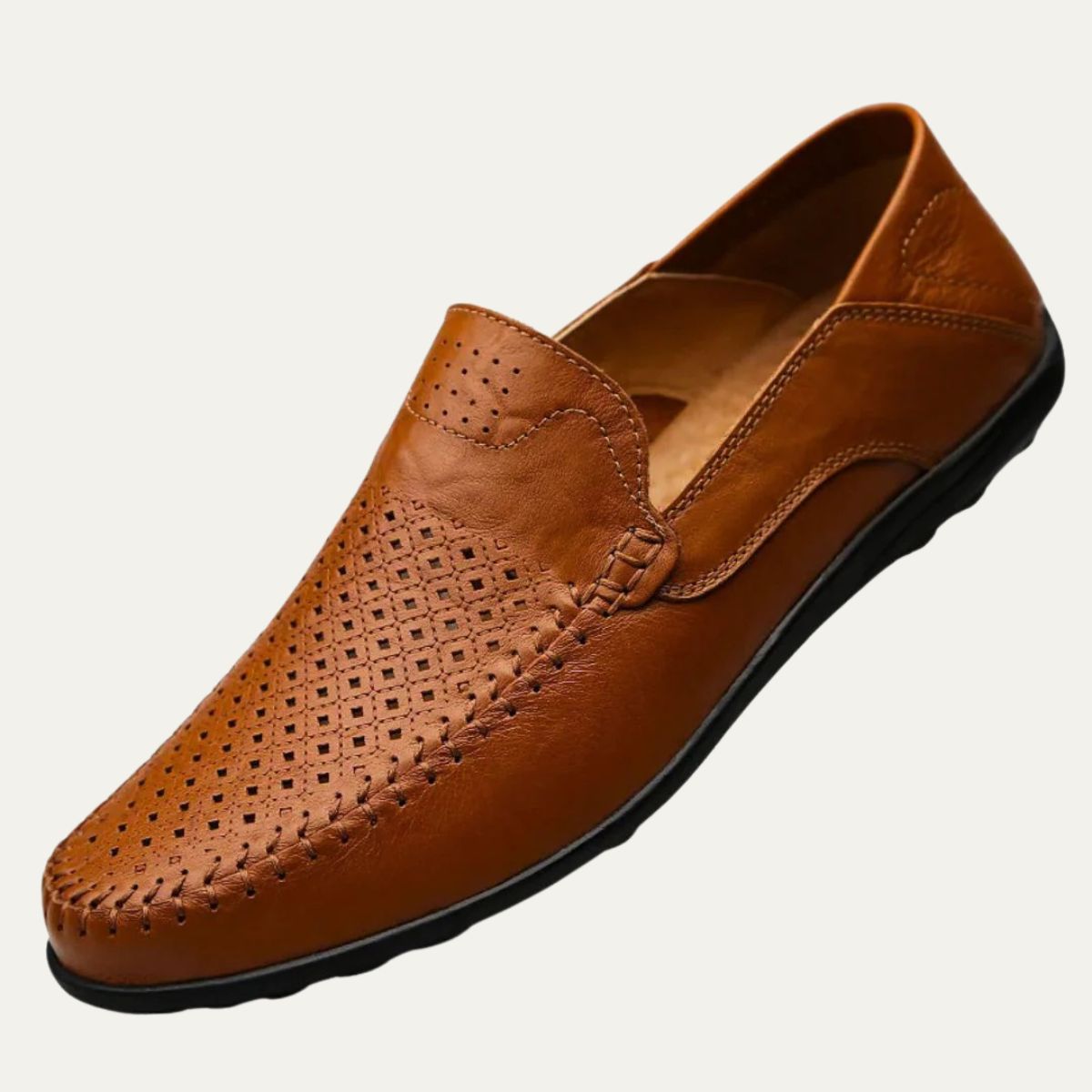 Comfortable Leather Slip On Loafers