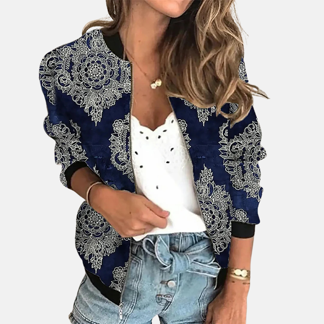 Classic Female Bomber Coat