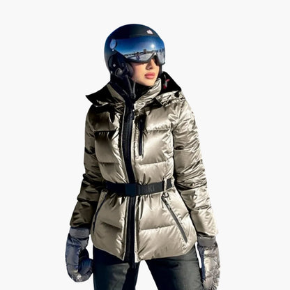 Ladies' Hooded Waterproof Zip Jacket