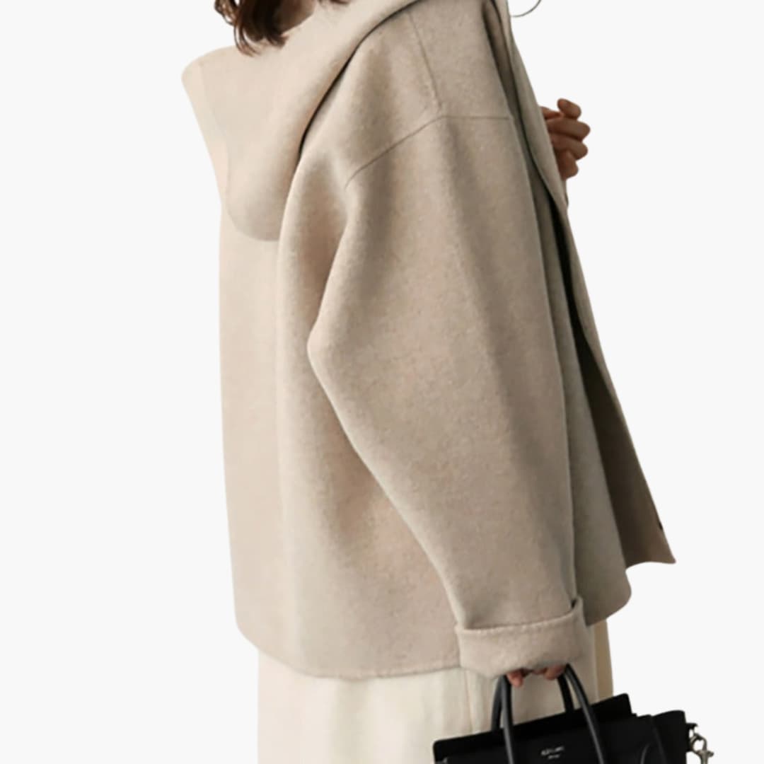 Waterproof Hooded Women's Parka Jacket with Pockets