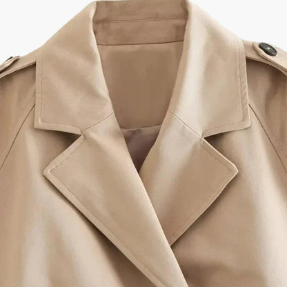 Classic Double Breasted Ladies Coat