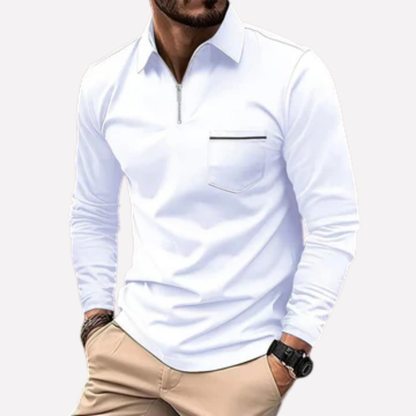 Classic Fit Mens Polo Shirt with Pocket