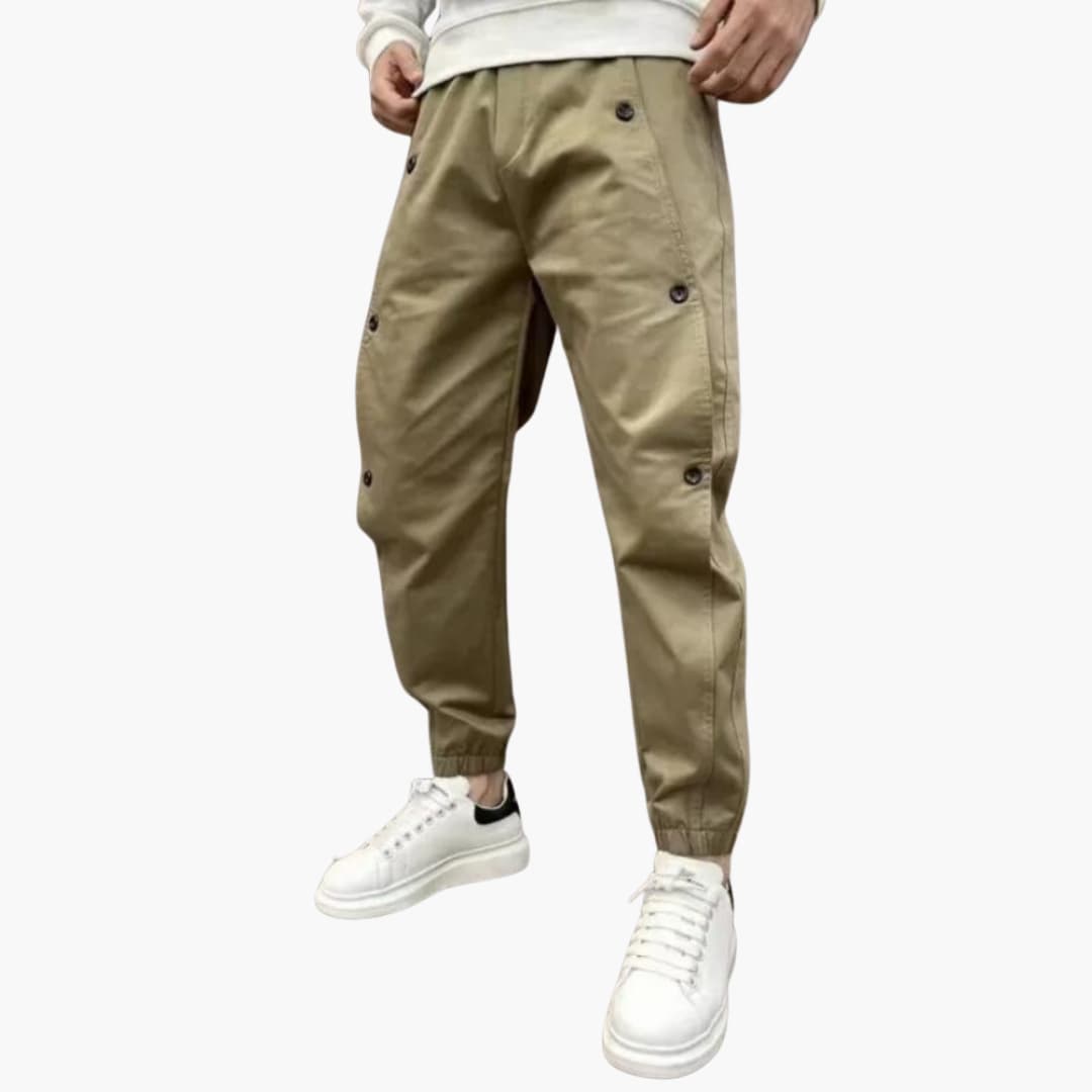 Comfortable Summer Pants for Men with Elastic Hem
