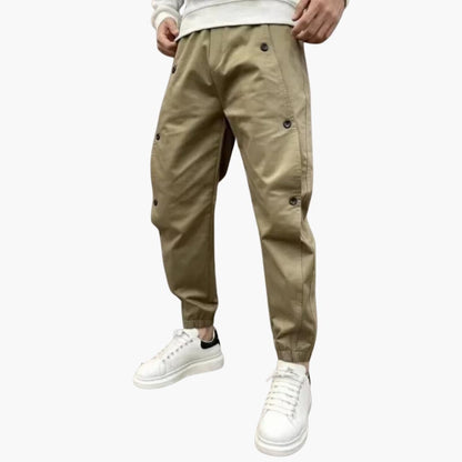 Comfortable Summer Pants for Men with Elastic Hem