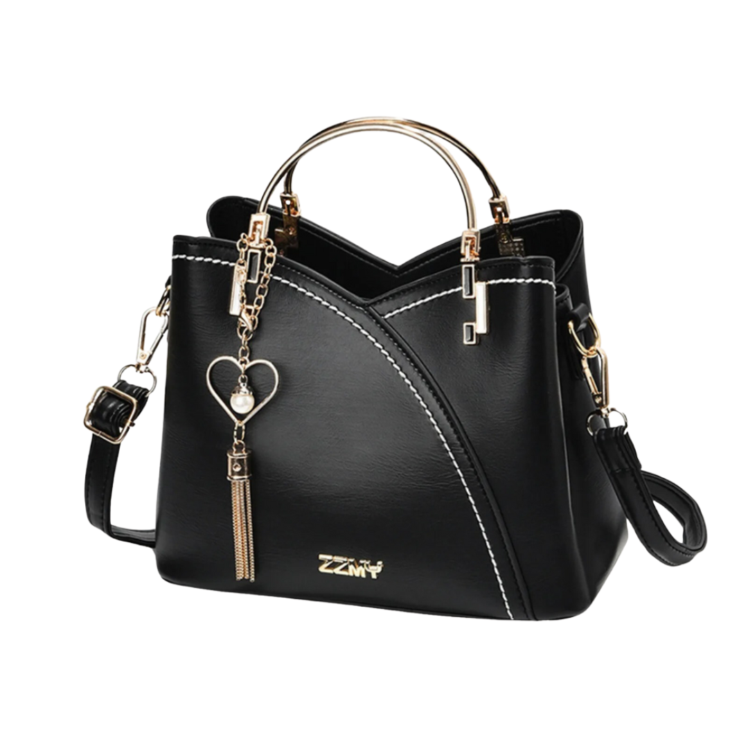 Classic Patchwork Faux Leather Tote Bag for Women