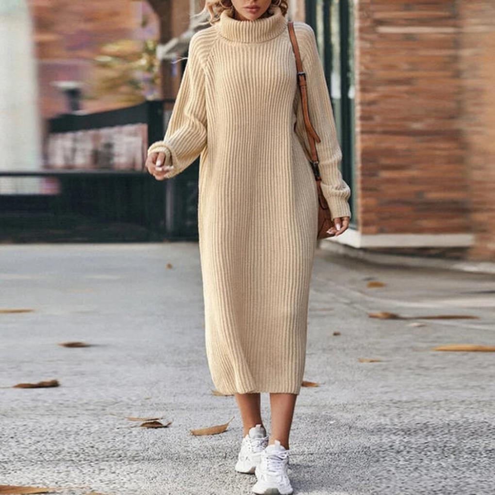 Comfy Women's Knitted Dress - Olytrend