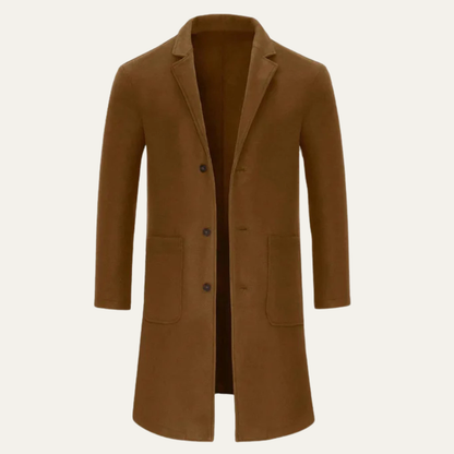 Warm Men's Slim Fit Wool Winter Coat - Nocini