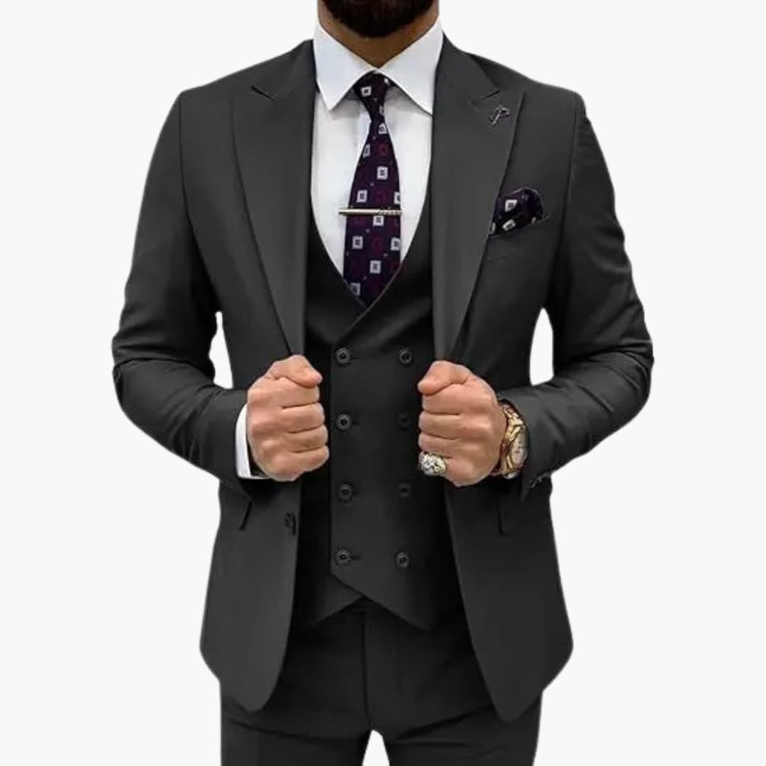 Classic Slim Fit Mens 3 Piece Suit
