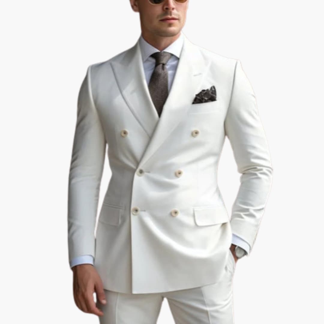 Classic Fit Mens 2 Piece Business Suit