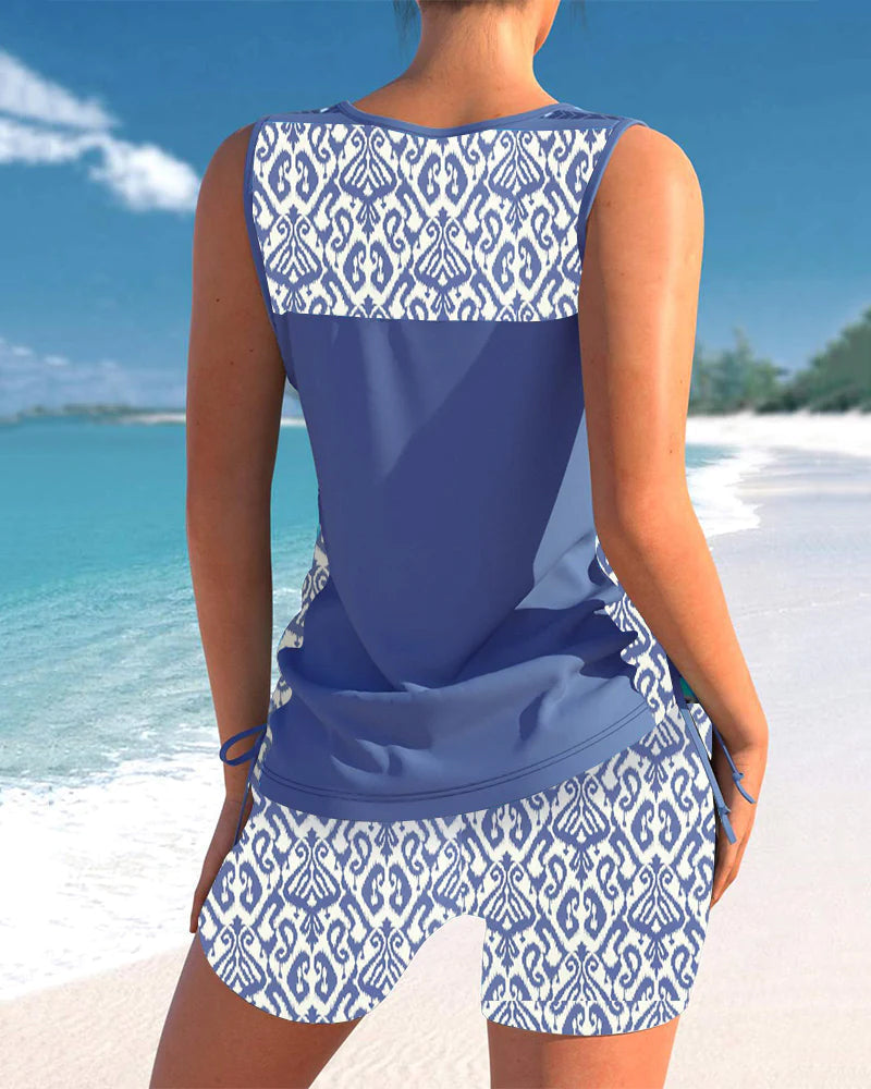 Fashionable Women's Tankini Swimsuit