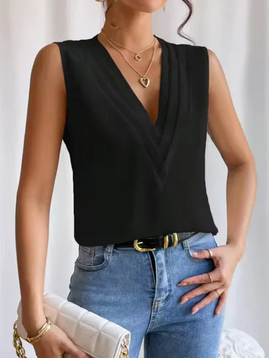 Classic V-Neck Tank Top for Women