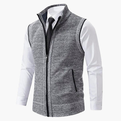 Men's Zipper Front Tank Vest